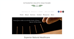 Desktop Screenshot of integratedholistic.com